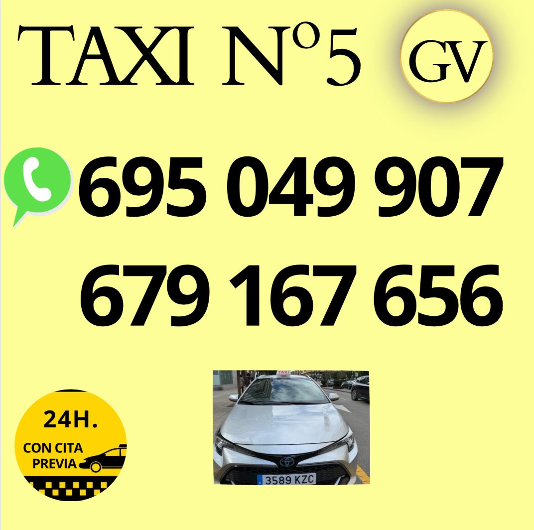 Taxi Nº 5 G.V EN ALZIRA